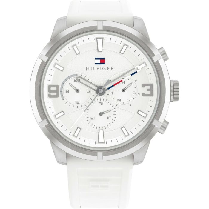 Reloj Hombre Tommy Hilfiger 1792072 Plateado (Ø 45 mm) Reloj Hombre Tommy Hilfiger 1792072 Plateado (Ø 45 mm)