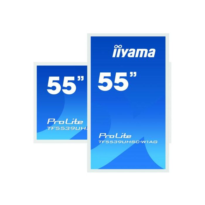 iiyama ProLite TF5539UHSC-W1AG monitor pantalla táctil 139,7 cm (55") 3840 x 2160 Pixeles Multi-touch Multi-usuario Blanco 2 iiyama ProLite TF5539UHSC-W1AG monitor pantalla táctil 139,7 cm (55") 3840 x 2160 Pixeles Multi-touch Multi-usuario Blanco 2