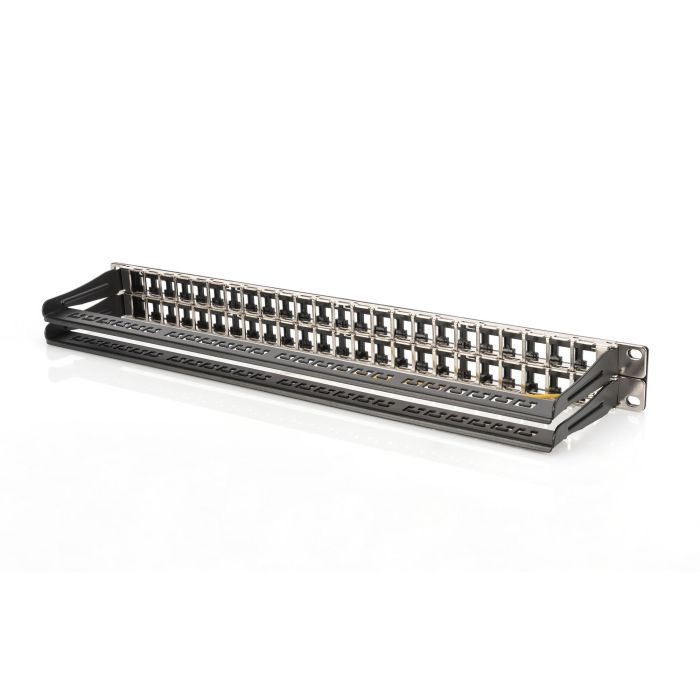 DIGITUS Patchpanel 1HE 48-Port Cat6a geschirmt schwarz 3 DIGITUS Patchpanel 1HE 48-Port Cat6a geschirmt schwarz 3