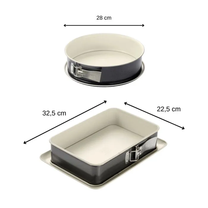 Dr. Oetker Molde desmontable rectangular Back Trend 28 cm y 28 x 18 cm 3