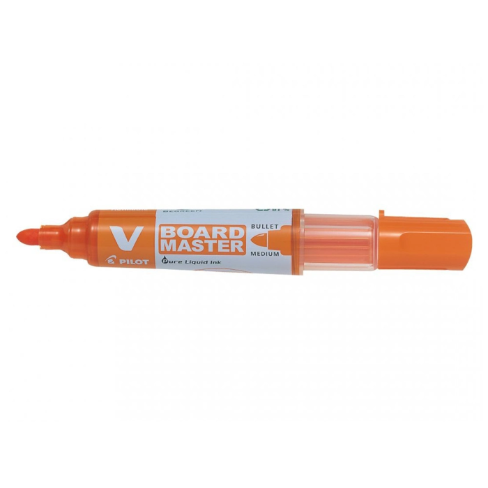 Pilot Rotulador V Board Master Pizarra Blanca Tinta Líquida Trazo 2,3mm Naranja Reciclado 93% 1
