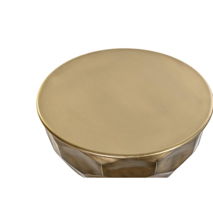 DKD Home Decor Mesita Auxiliar Vintage de Metal Dorado, 39 cm Ancho, 54 cm Alto, 39 cm Fondo 1 DKD Home Decor Mesita Auxiliar Vintage de Metal Dorado, 39 cm Ancho, 54 cm Alto, 39 cm Fondo 1