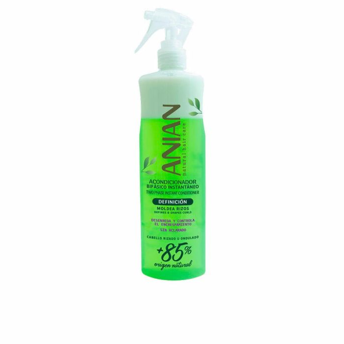 Anian Bifásico Acondicionador Moldea Rizos - Hidratación Profunda, Brillo y Control de Encrespamiento - 400 ml Anian Bifásico Acondicionador Moldea Rizos - Hidratación Profunda, Brillo y Control de Encrespamiento - 400 ml