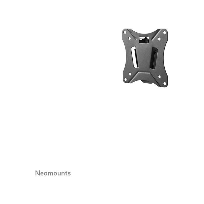 Neomounts NM-W25BLACK Soporte de Pared Fijo para Pantallas de 10-30", 25 kg, VESA 75x75-100x100, Negro 1