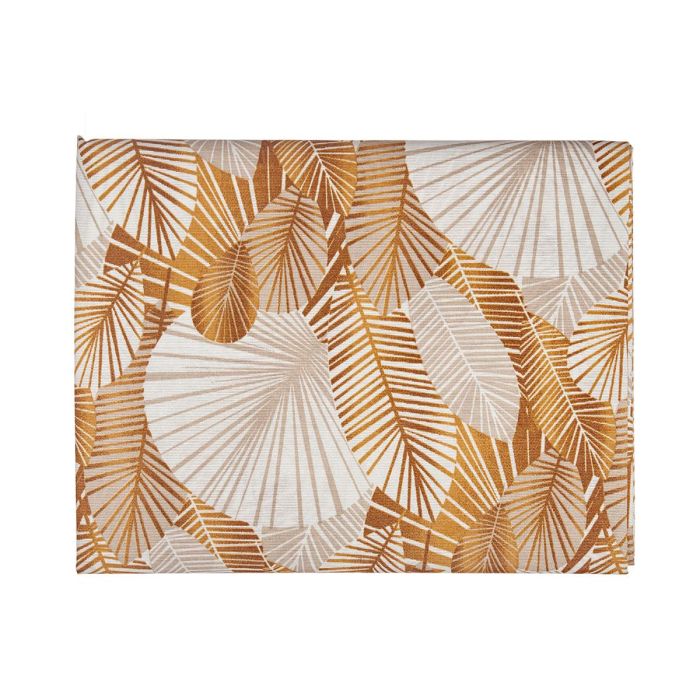 Kinvara Mantel Loneta Antimanchas 140x180 cm Hojas Oro (Set de 10)