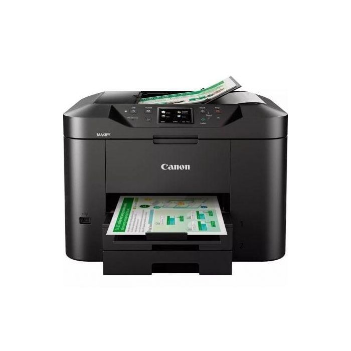 Canon 0958C009 Impresora Multifunción 4 en 1 MAXIFY MB2750 para Oficina. WiFi, Fax, Dúplex, ADF 50h, 500 hojas, Ethernet, Pantalla Táctil. Negra 2