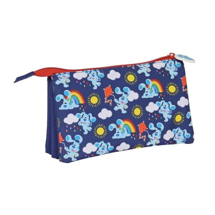 Portatodo Triple Blue's Clues Azul marino (22 x 12 x 3 cm) 1 Portatodo Triple Blue's Clues Azul marino (22 x 12 x 3 cm) 1