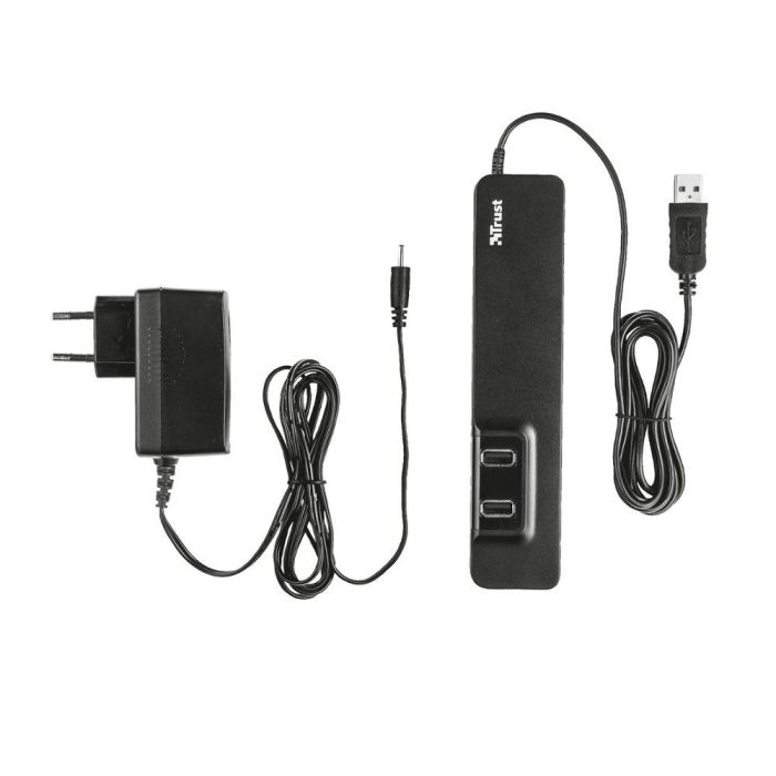 Hub Usb 2.0 Trust Oila 7 Puertos Incluye Adaptador Corriente 4