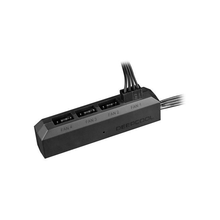 Deepcool FH-04 Hub PWM de 4 puertos para control de velocidad de ventiladores de 3 y 4 pines 1 Deepcool FH-04 Hub PWM de 4 puertos para control de velocidad de ventiladores de 3 y 4 pines 1