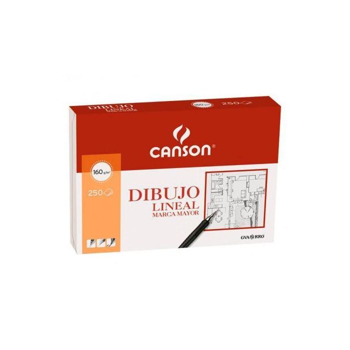 Canson Pack Papel Guarro Basik A3 Liso 160 gr -250 Hojas- Canson Pack Papel Guarro Basik A3 Liso 160 gr -250 Hojas-