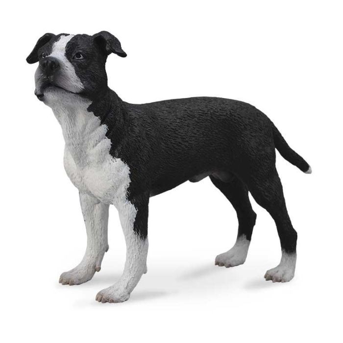 Collecta 88610 American Staffordshire Terrier Figura Perro Réplica Escala L Pintada a Mano, Detallada y Educacional Collecta 88610 American Staffordshire Terrier Figura Perro Réplica Escala L Pintada a Mano, Detallada y Educacional