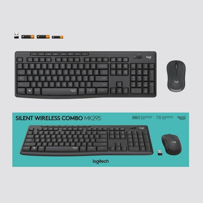 Logitech Combo Inalámbrico Silencioso MK295, Teclado y Ratón, Tecnología SilentTouch, Español 8 Logitech Combo Inalámbrico Silencioso MK295, Teclado y Ratón, Tecnología SilentTouch, Español 8