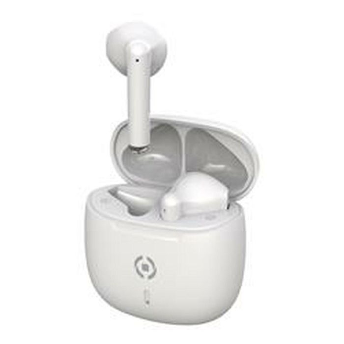 Auriculares Bluetooth Celly BUZ2 Blanco 2 Auriculares Bluetooth Celly BUZ2 Blanco 2