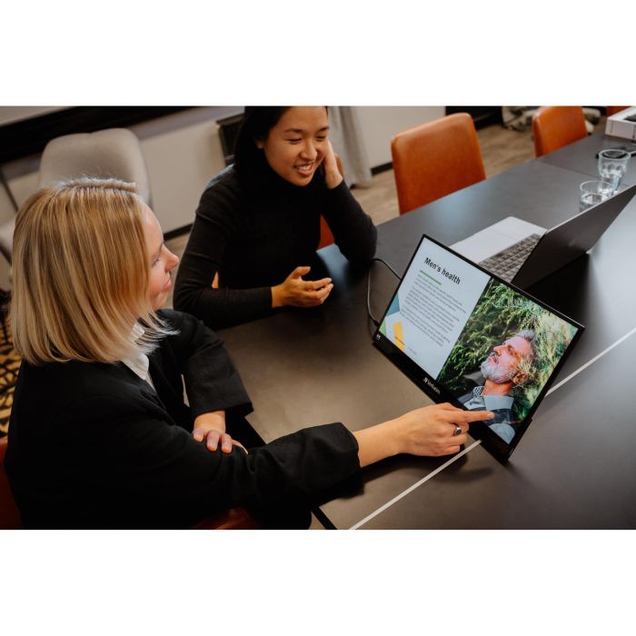 Verbatim PMT-17-4K Monitor Portátil Táctil 17.3" Ultra HD 4K Negro 4