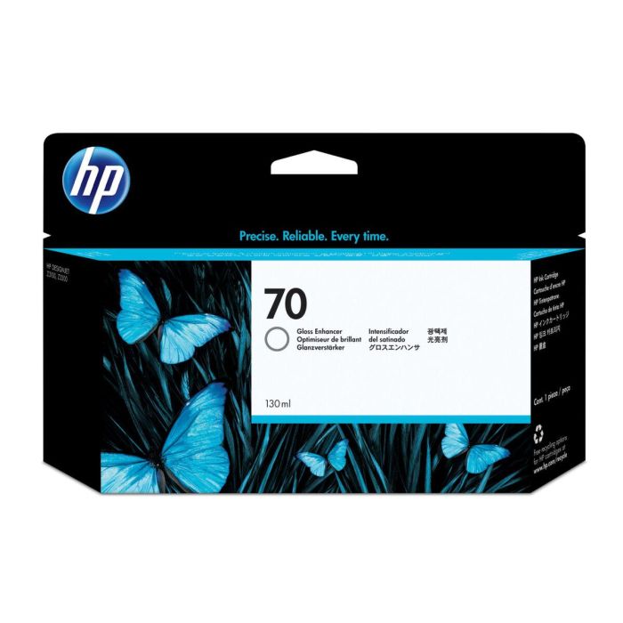 HP 70 C9459A Cartucho Tinta Potenciador de Brillo 130ml Original Rendimiento Estándar para DesignJet Z2100, Z3100, Z3200 Photo