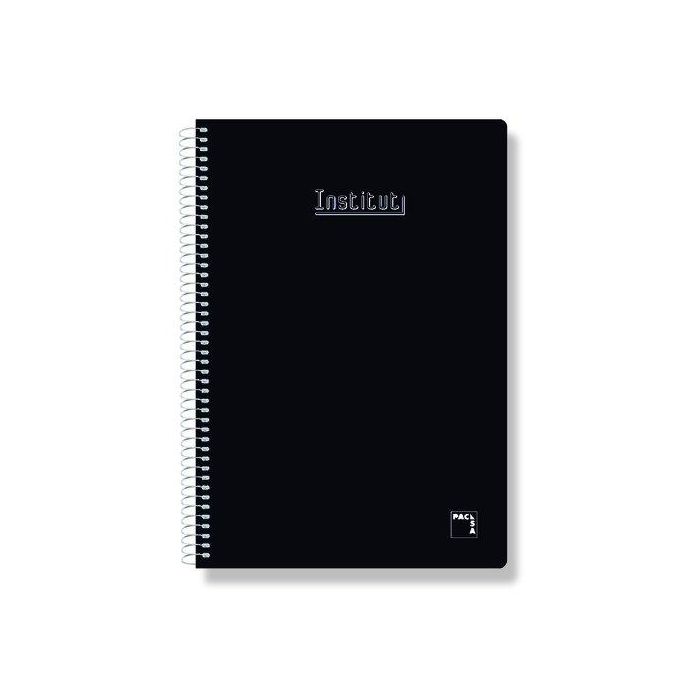 Bloc Pacsa Xtra Tapa Extra Fº 80H Cuadric.4X4 60G. Negro (Set de 5)