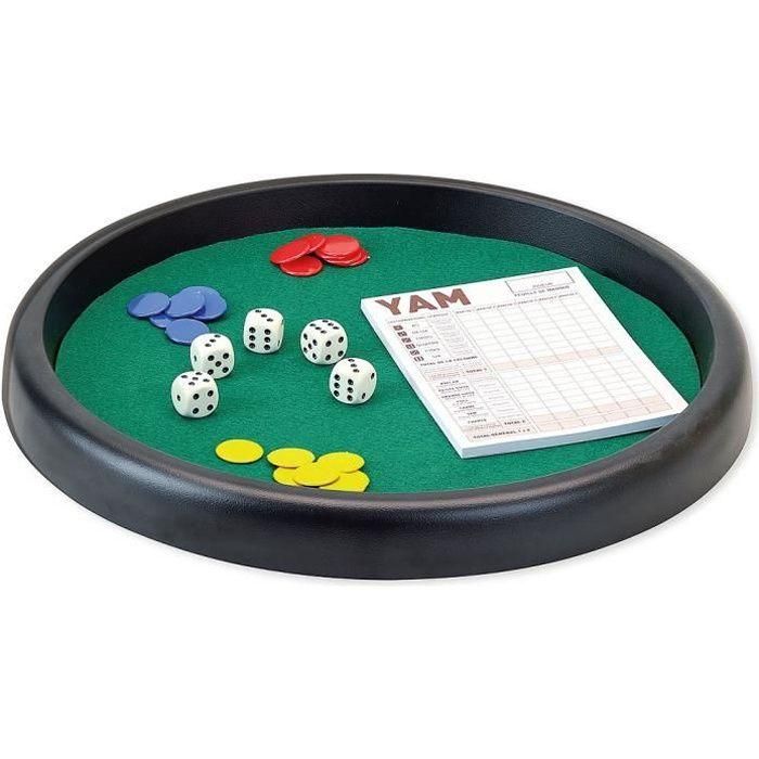 Jeujura - 8154 - Pista de Des - Yam - 421 - Diametro 31 Cm Jeujura - 8154 - Pista de Des - Yam - 421 - Diametro 31 Cm