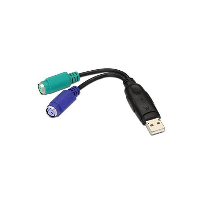 Adaptador PS/2 a USB NANOCABLE 10.03.0101 Negro 0,15 m 3 Adaptador PS/2 a USB NANOCABLE 10.03.0101 Negro 0,15 m 3