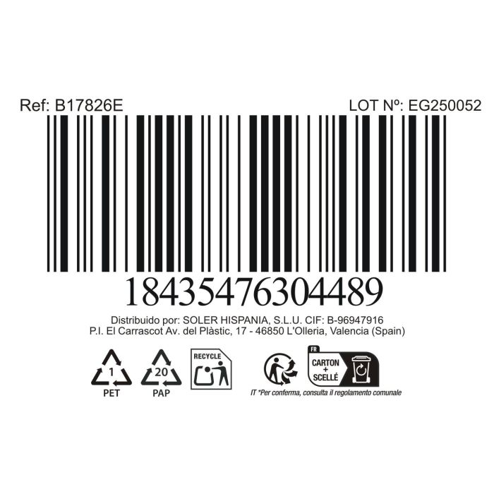 Inde Cacerola Acero Inoxidable 28 cm (10L) "New Neron" con Tapa 1