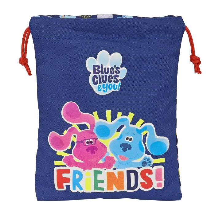 Bolsito de Merienda Blue's Clues Azul marino PVC 20 x 25 cm Saco Bolsito de Merienda Blue's Clues Azul marino PVC 20 x 25 cm Saco