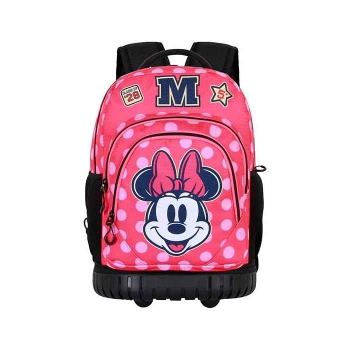 Karactermania Mochila Trolley GTS FAN Minnie Mouse Class, Infantil, 47x32x25cm, Rosa, Poliéster, 2 Ruedas, Tirador Telescópico 2 Karactermania Mochila Trolley GTS FAN Minnie Mouse Class, Infantil, 47x32x25cm, Rosa, Poliéster, 2 Ruedas, Tirador Telescópico 2