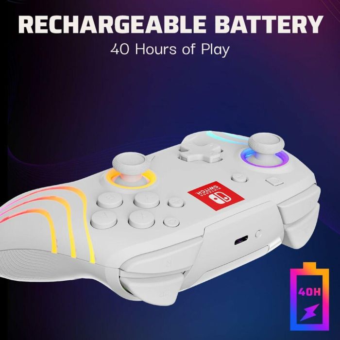 PDP 1699738979179 Gamepad Afterglow Wave con Iluminación RGB y Batería de 2100 mAh para Nintendo Switch 19 PDP 1699738979179 Gamepad Afterglow Wave con Iluminación RGB y Batería de 2100 mAh para Nintendo Switch 19