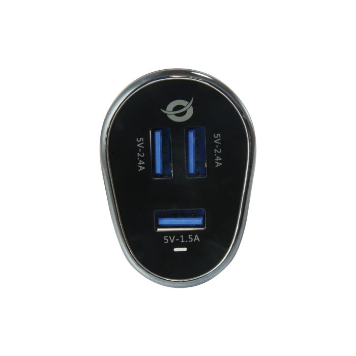 Conceptronic Carden06B Cargador de Coche 3 Puertos USB para Dispositivos Móviles 1 Conceptronic Carden06B Cargador de Coche 3 Puertos USB para Dispositivos Móviles 1