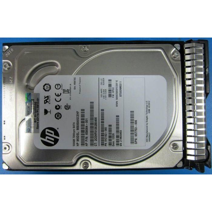 Hewlett Packard Enterprise 500GB SATA 7200rpm 3.5" 1 Hewlett Packard Enterprise 500GB SATA 7200rpm 3.5" 1