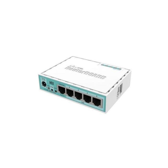 Mikrotik RB750GR3 Router Gigabit Ethernet Turquesa, Blanco 10/100/1000 Mbit/s 0 Mikrotik RB750GR3 Router Gigabit Ethernet Turquesa, Blanco 10/100/1000 Mbit/s 0