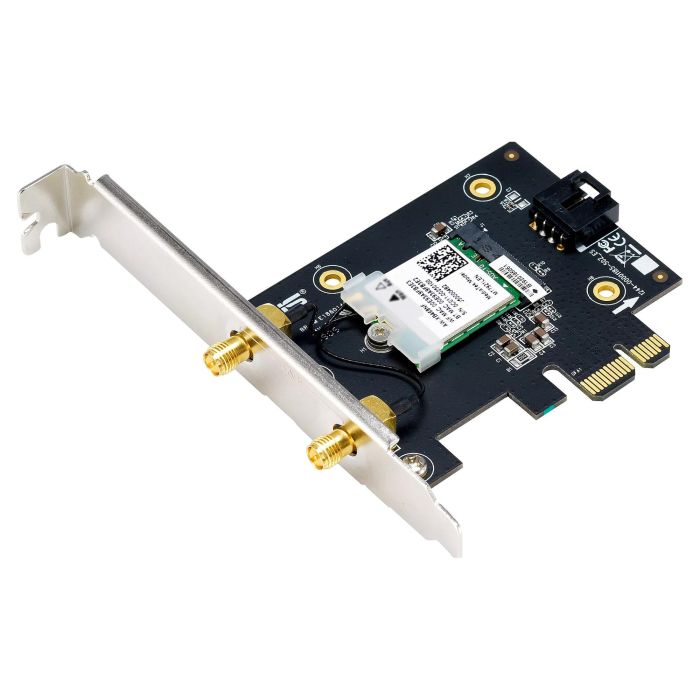 Asus 90IG07I0-ME0B10 Adaptador WiFi 6E PCIe Inalámbrico con Bluetooth 5.2, 2402 Mbit/s Tribanda 1