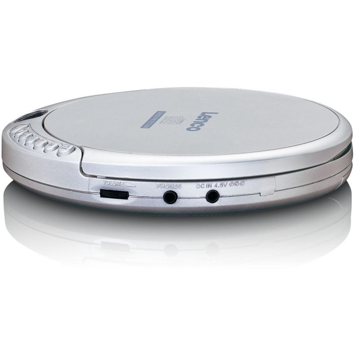 Lenco CD-201 Reproductor de CD Portátil Plata con MP3 y Antichoque 1