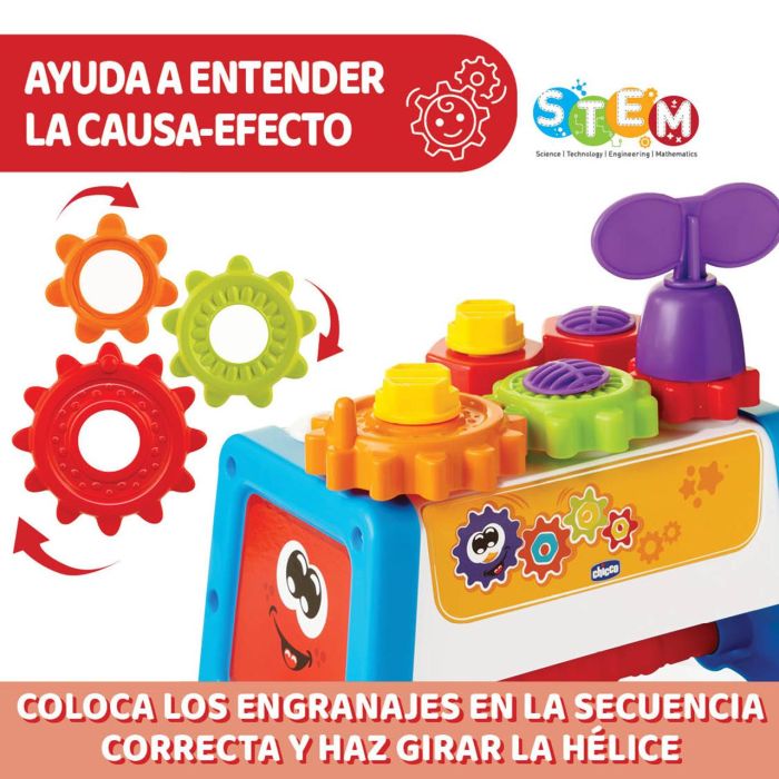 Chicco 2 En 1 Escuela De Herramientas 00010062000000 Juguete para Niños +12 Meses 3