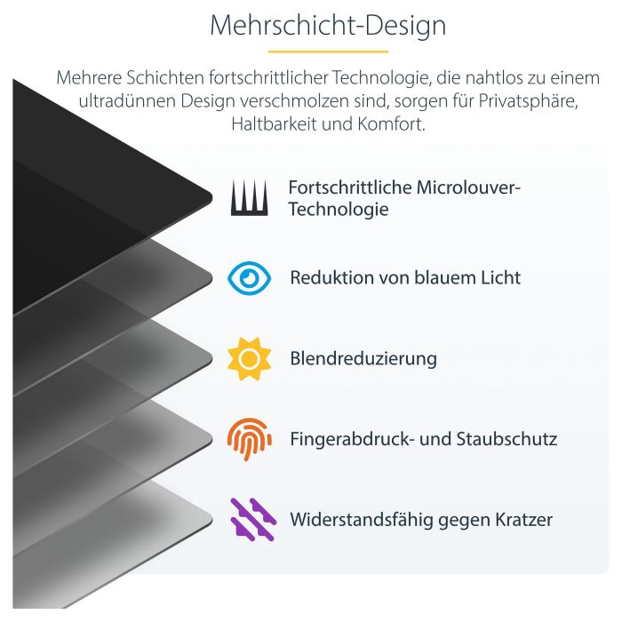 Cable HDMI Startech 129IP-PRIVACY-SCREEN Negro 4