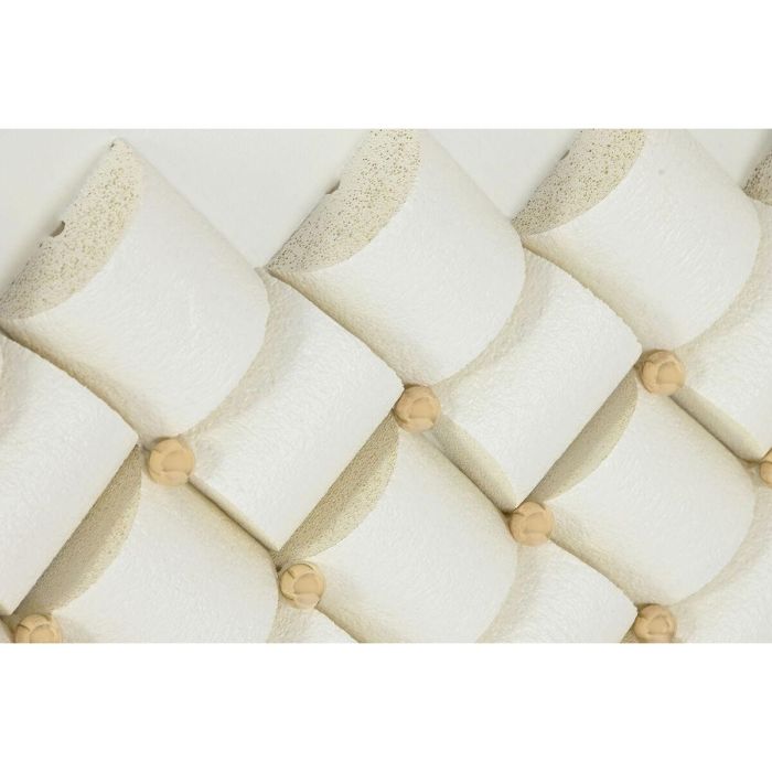DKD Home Decor Cuadro Moderno Abstracto para Pared Beige Blanco 100x100x3.5 cm, Set de 2 Unidades Surtidas 2 DKD Home Decor Cuadro Moderno Abstracto para Pared Beige Blanco 100x100x3.5 cm, Set de 2 Unidades Surtidas 2