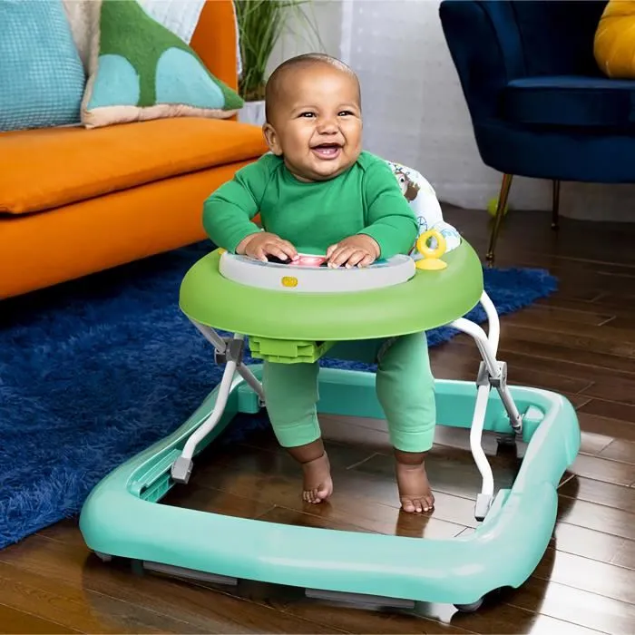 Bright Starts BRI0074451129016 Trotteur Tiny Trek 2 en 1 Juguete de Actividad, Altura Ajustable, Luz y Sonidos, 6 Meses+ 1