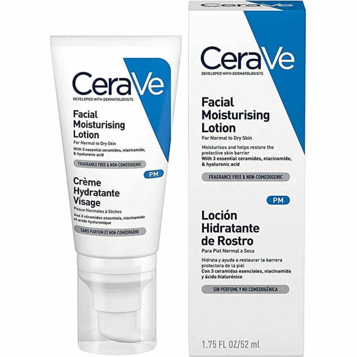 Cerave Facial Moisturising Lotion For Normal To Dry Skin 52 mL