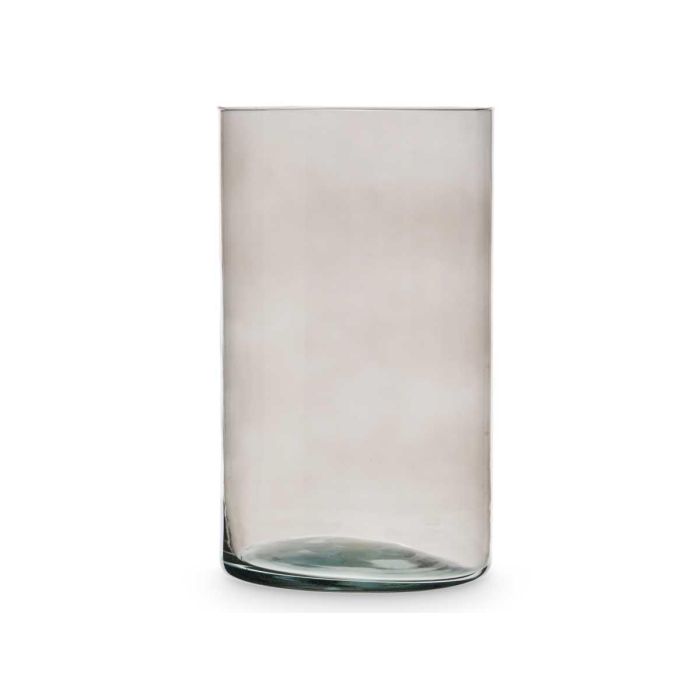 Jarrón de Cristal Cilíndrico Gris 17 cm x 30 cm - Giftdecor (4 Unidades) 2 Jarrón de Cristal Cilíndrico Gris 17 cm x 30 cm - Giftdecor (4 Unidades) 2