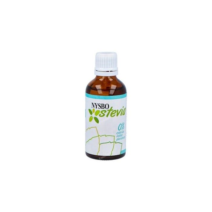 NYSBO Stevia Líquida 50ml - Edulcorante con Glucósidos de Esteviol, Rebaudiosido A al 60%