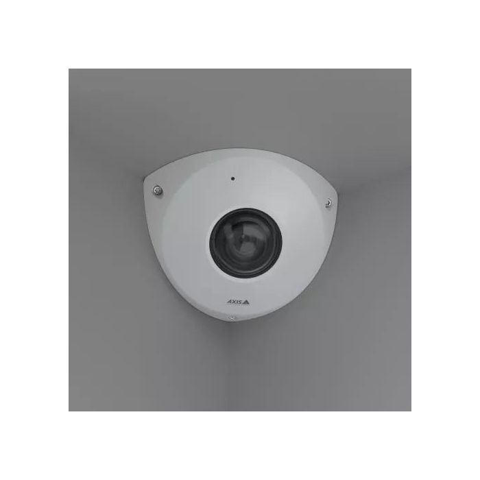 Axis P9117-PV Cámara IP Antiligaduras de Esquina 6MP Indoor Panorámica 360° IK10 IP66 con IA y Micrófono Integrado 3 Axis P9117-PV Cámara IP Antiligaduras de Esquina 6MP Indoor Panorámica 360° IK10 IP66 con IA y Micrófono Integrado 3