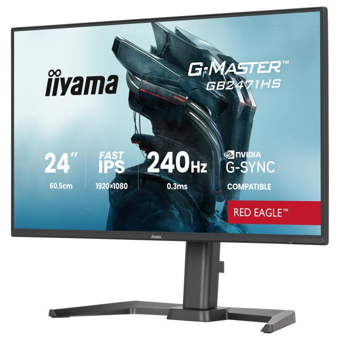 iiyama G-Master GB2471HSU-B1 Monitor Gaming 23.8" 1920x1080 FHD Fast IPS 0.3 ms 240 Hz 4