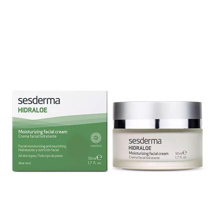 Sesderma HIDRALOE Crema Facial Hidratante 50 ml para Piel Seca y Sensible 1