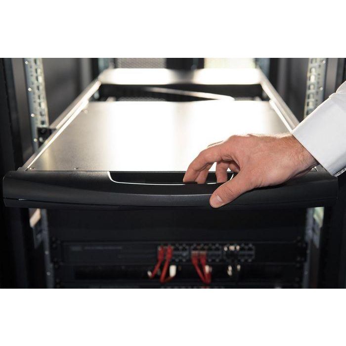 Digitus Modularized 43,2cm (17") TFT console with 16 port KVM, ES keyboard, RAL 9005 black 1 Digitus Modularized 43,2cm (17") TFT console with 16 port KVM, ES keyboard, RAL 9005 black 1