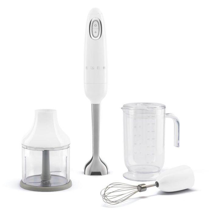 Smeg Hand Blender With Accesories 50´Style White HBF03WHEU 0 Smeg Hand Blender With Accesories 50´Style White HBF03WHEU 0