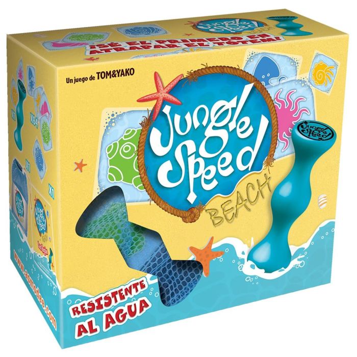 Zygomatic Jungle Speed Beach - Juego de Cartas Portátil con Tótem para 2-10 Jugadores, Edad 7+, Edición en Español 0 Zygomatic Jungle Speed Beach - Juego de Cartas Portátil con Tótem para 2-10 Jugadores, Edad 7+, Edición en Español 0