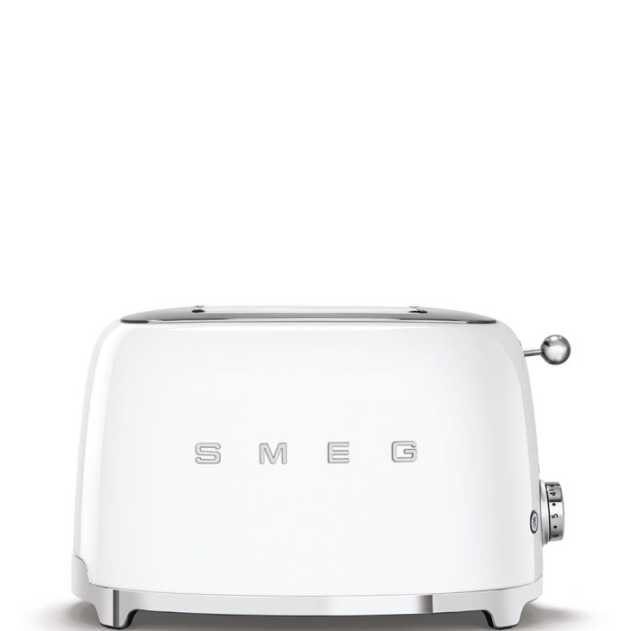 Smeg TSF01WHEU Tostadora 2 Rebanadas Estilo Años 50 Blanco