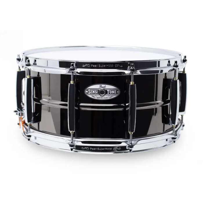 Pearl Caja 14 x 6.5" Sensitone Brass (1 Mm) - Black Chrome Pearl 0 Pearl Caja 14 x 6.5" Sensitone Brass (1 Mm) - Black Chrome Pearl 0
