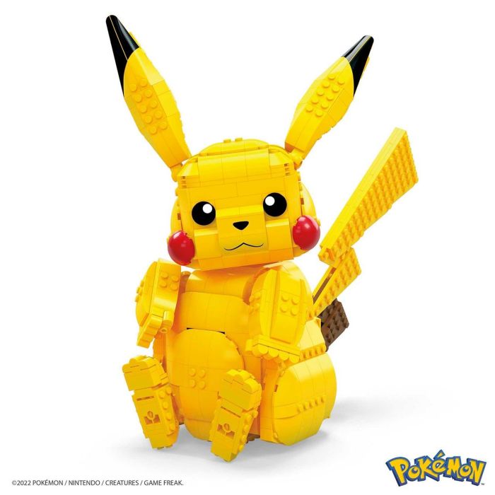 Mega Bloks Pokemon Pikachu Gigante Fvk81 30cm Figura Construible Articulada +8 Años 1 Mega Bloks Pokemon Pikachu Gigante Fvk81 30cm Figura Construible Articulada +8 Años 1
