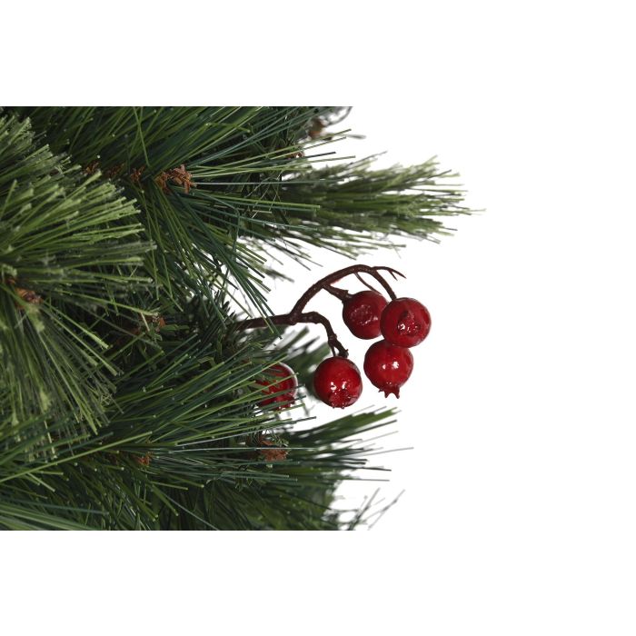 DKD Home Decor Árbol Navidad Red Forest Tradicional Verde 135 x 225 x 135 cm 450 Leds 1