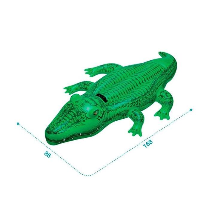 Figura hinchable cocodrilo 168x86 cm (+ 3 años) 2 Figura hinchable cocodrilo 168x86 cm (+ 3 años) 2