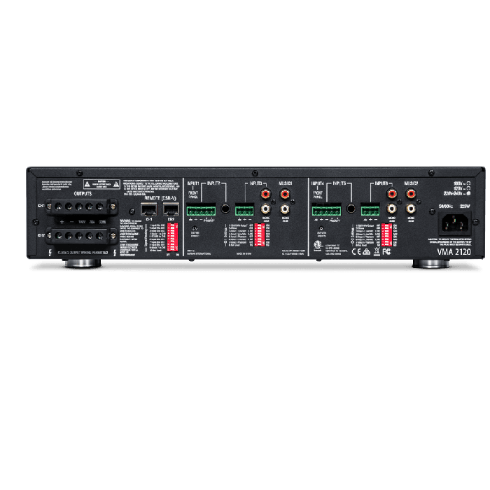 Mezcladores/Amplificadores De 5 Entradas X 60/120/240W De Salida 2 Mezcladores/Amplificadores De 5 Entradas X 60/120/240W De Salida 2